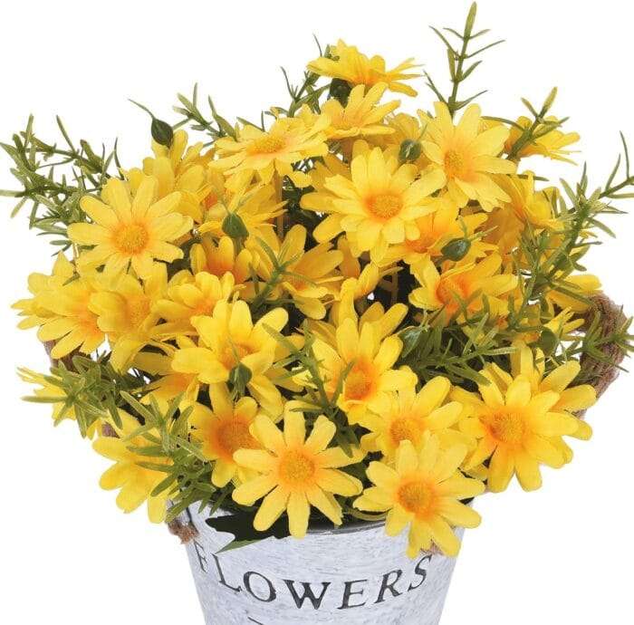 1730398911 MARTINE MALL Artificial Sunflowers Pot Silky Artificial Flo