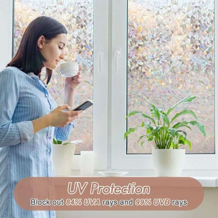 1730745514 Haton Window Privacy Film Stained Glass Window Film Rainbo