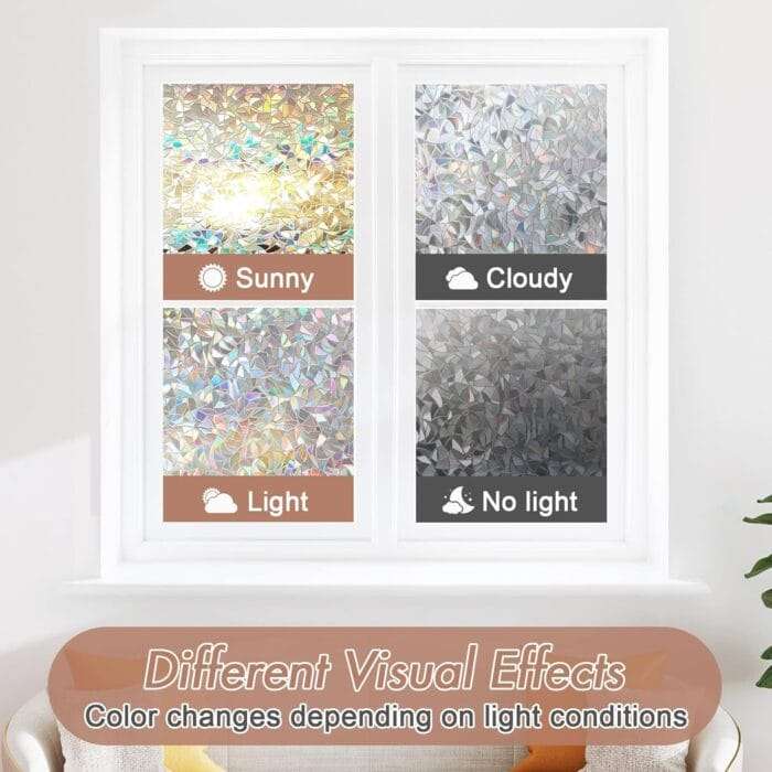 1730745517 Haton Window Privacy Film Stained Glass Window Film Rainbo