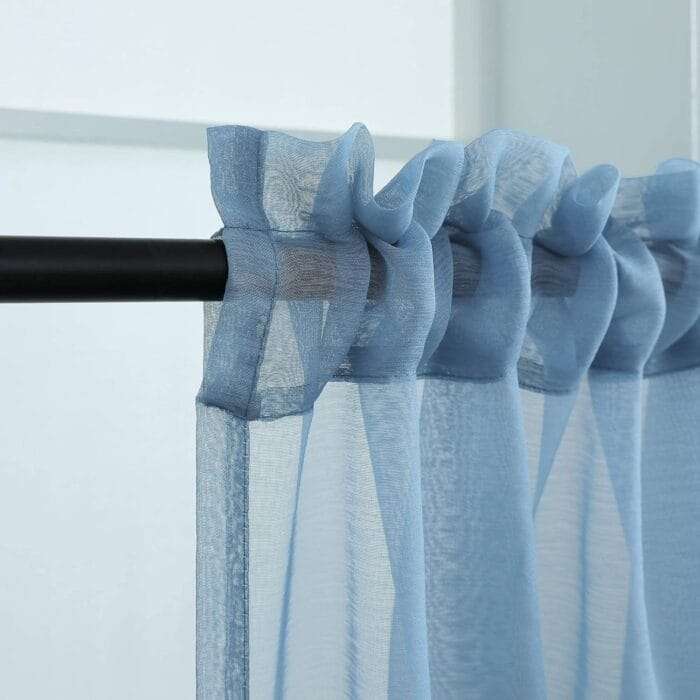 1731427844 Dusty Blue Curtains 84 Inch Length for Living Room 2 Panel S