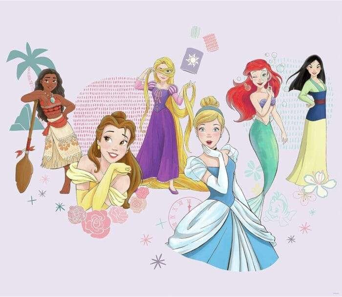 1732727433 Roommates TAP4530LG Disney Princess Wall Tapestry 60 in x 5