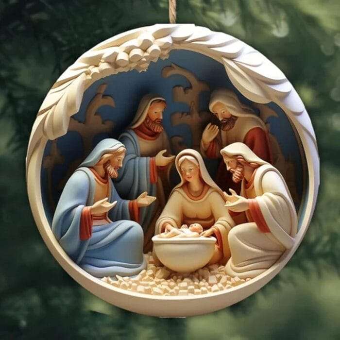 Christmas Stockings 1PC Nativity Christmas Ornament Christma