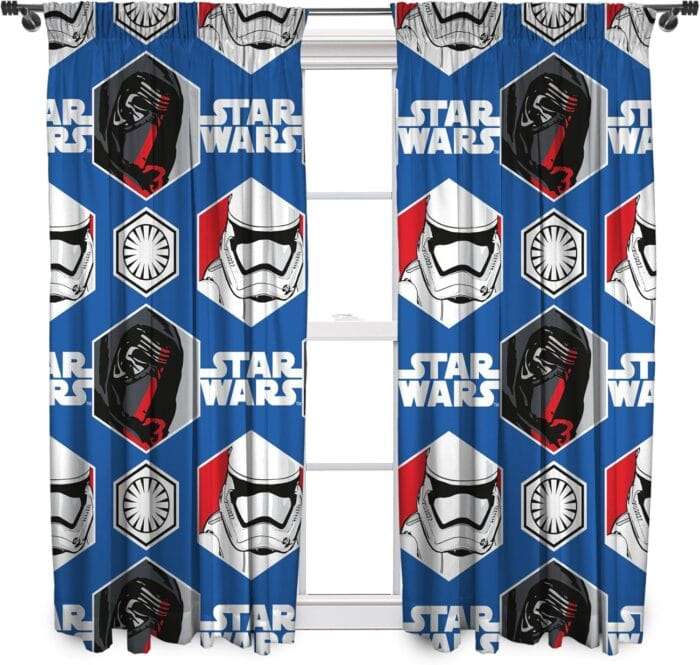 Disney Star Wars Awaken Hang Curtains 66 x 54